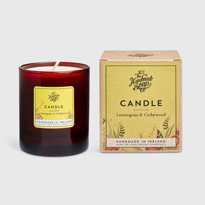 The Handmade Soap Co. Candle Lemongrass & Cedarwood